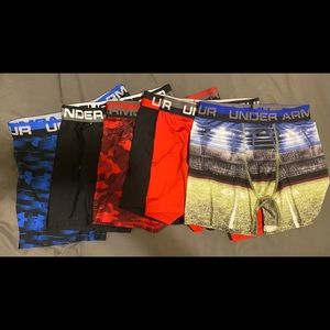 6 Pairs Under Armour Youth Large Underwear